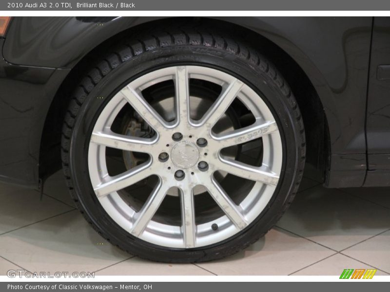 Brilliant Black / Black 2010 Audi A3 2.0 TDI