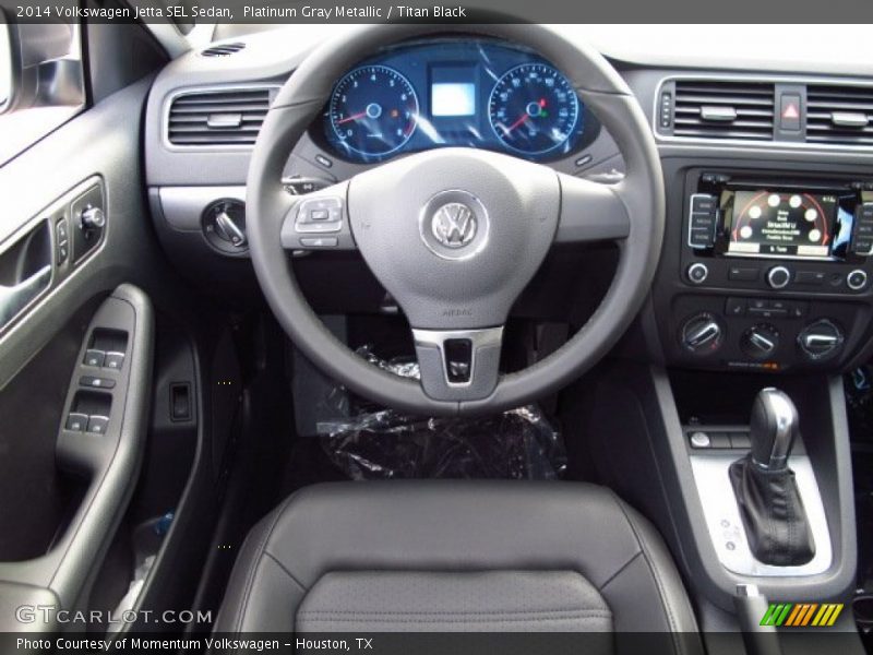 Platinum Gray Metallic / Titan Black 2014 Volkswagen Jetta SEL Sedan