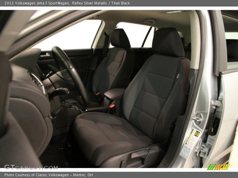 Reflex Silver Metallic / Titan Black 2013 Volkswagen Jetta S SportWagen