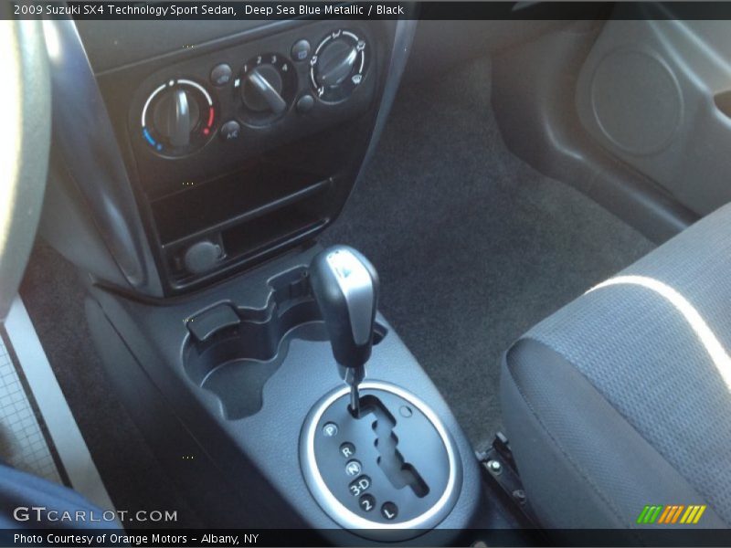 Deep Sea Blue Metallic / Black 2009 Suzuki SX4 Technology Sport Sedan