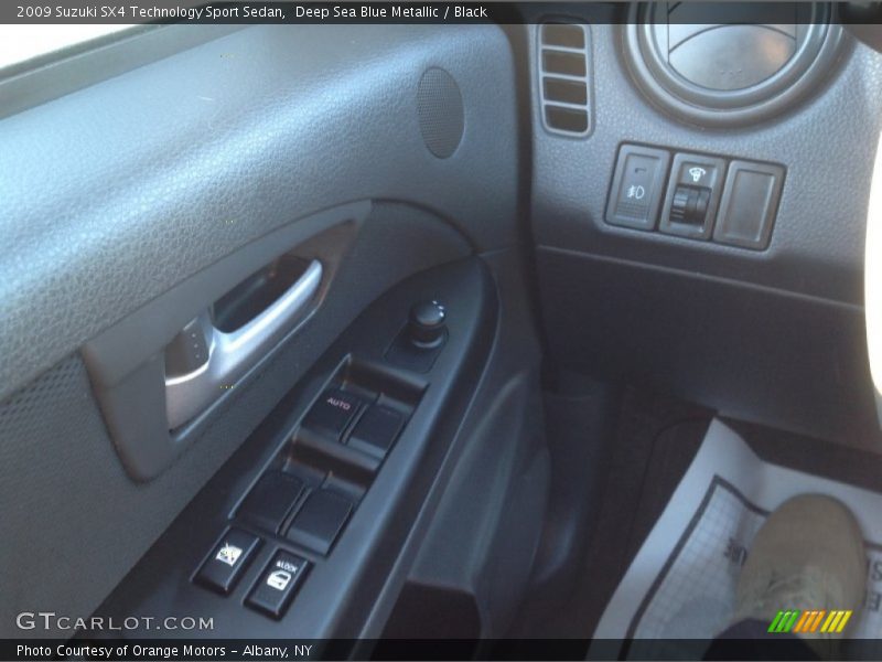 Deep Sea Blue Metallic / Black 2009 Suzuki SX4 Technology Sport Sedan