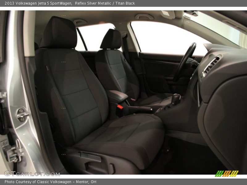 Reflex Silver Metallic / Titan Black 2013 Volkswagen Jetta S SportWagen