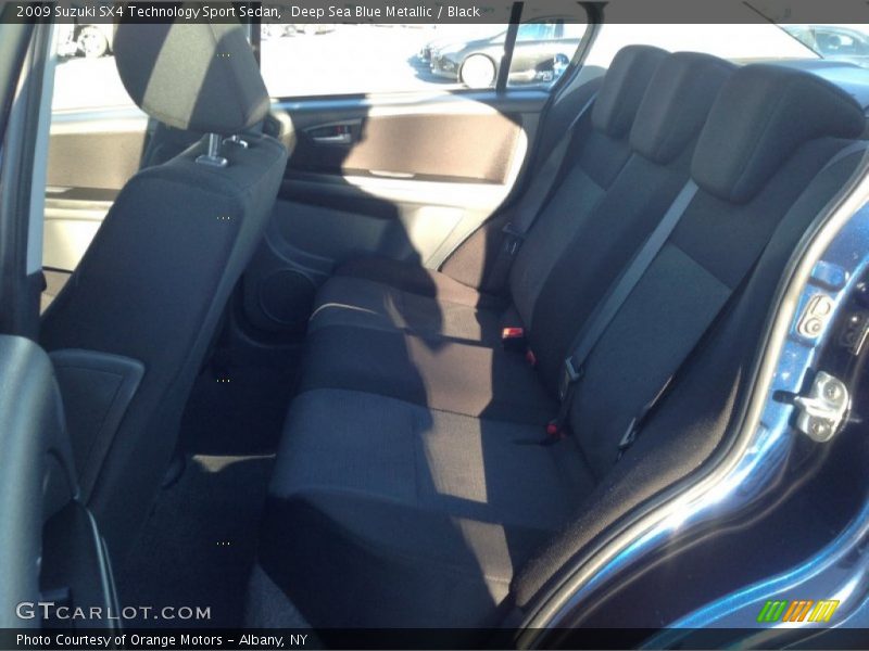 Deep Sea Blue Metallic / Black 2009 Suzuki SX4 Technology Sport Sedan