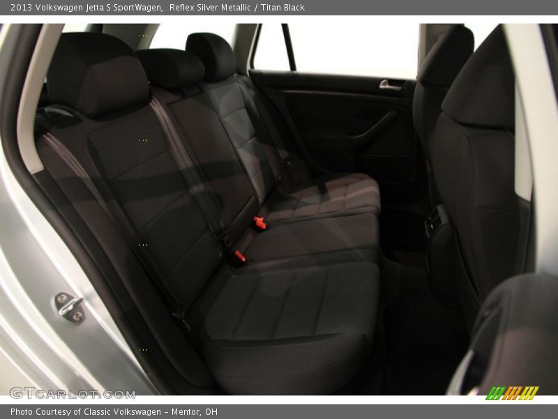 Reflex Silver Metallic / Titan Black 2013 Volkswagen Jetta S SportWagen