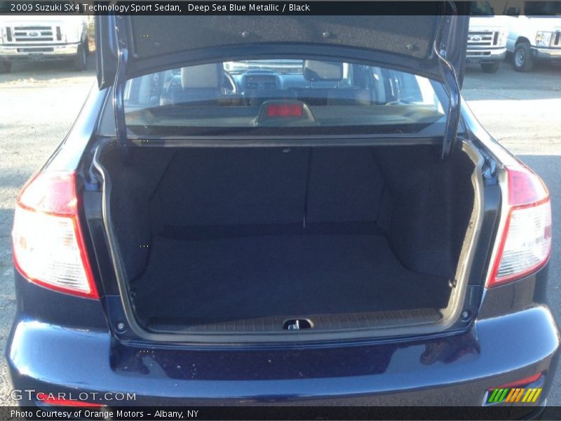 Deep Sea Blue Metallic / Black 2009 Suzuki SX4 Technology Sport Sedan