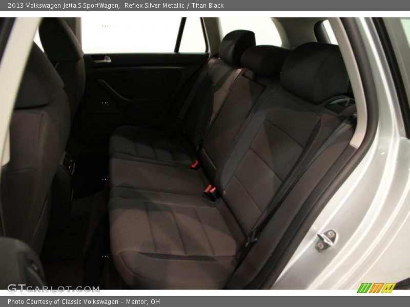 Reflex Silver Metallic / Titan Black 2013 Volkswagen Jetta S SportWagen