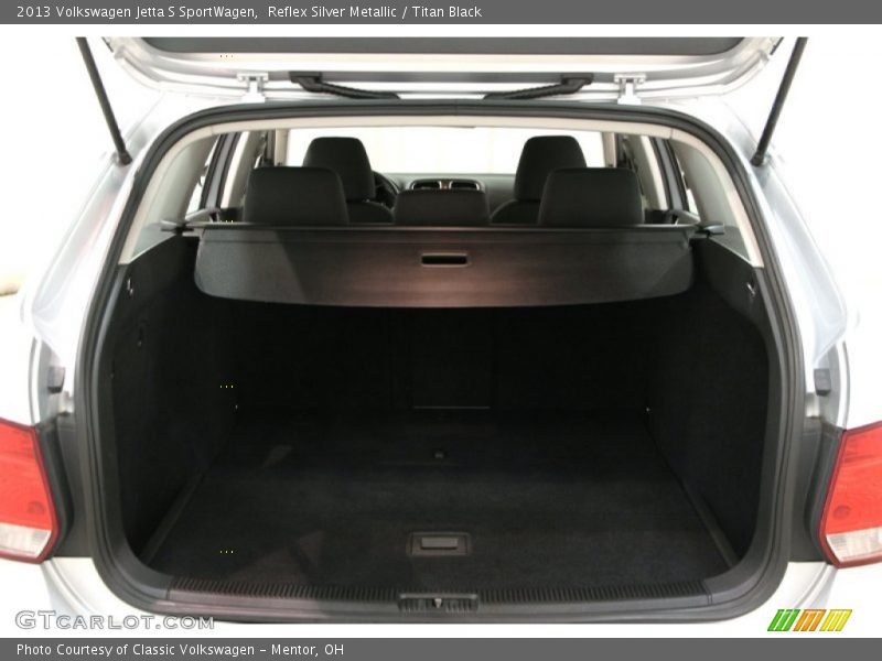 Reflex Silver Metallic / Titan Black 2013 Volkswagen Jetta S SportWagen