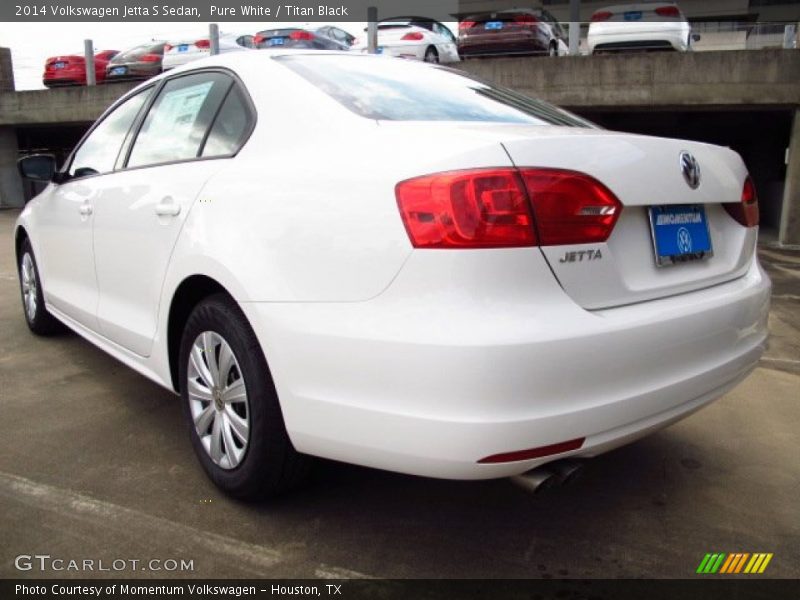 Pure White / Titan Black 2014 Volkswagen Jetta S Sedan