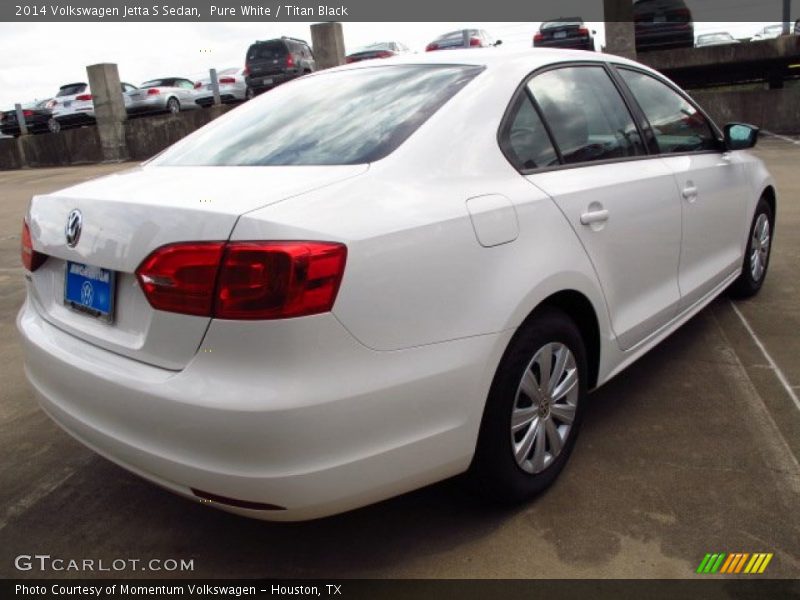 Pure White / Titan Black 2014 Volkswagen Jetta S Sedan