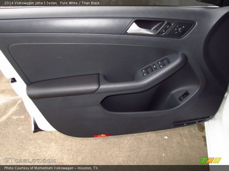 Pure White / Titan Black 2014 Volkswagen Jetta S Sedan