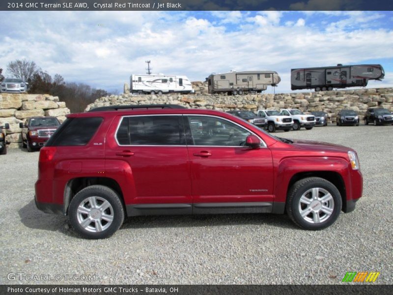 Crystal Red Tintcoat / Jet Black 2014 GMC Terrain SLE AWD