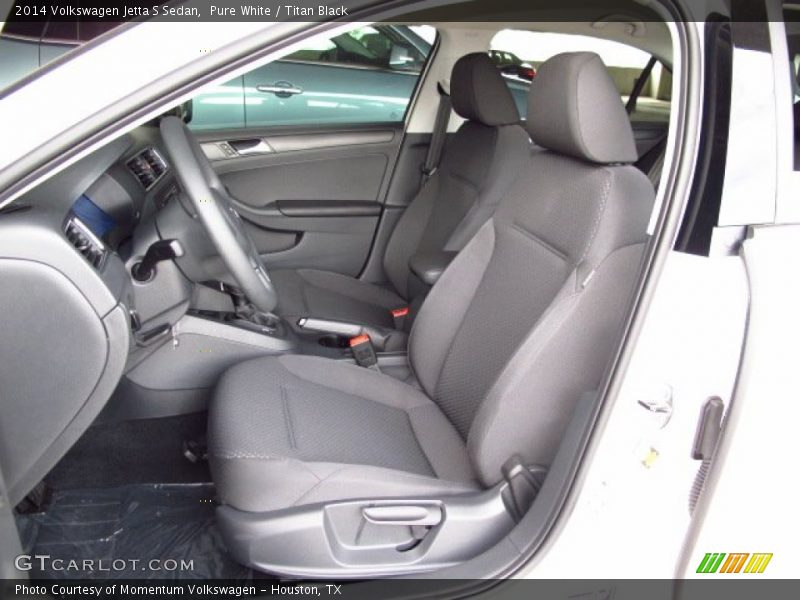 Pure White / Titan Black 2014 Volkswagen Jetta S Sedan