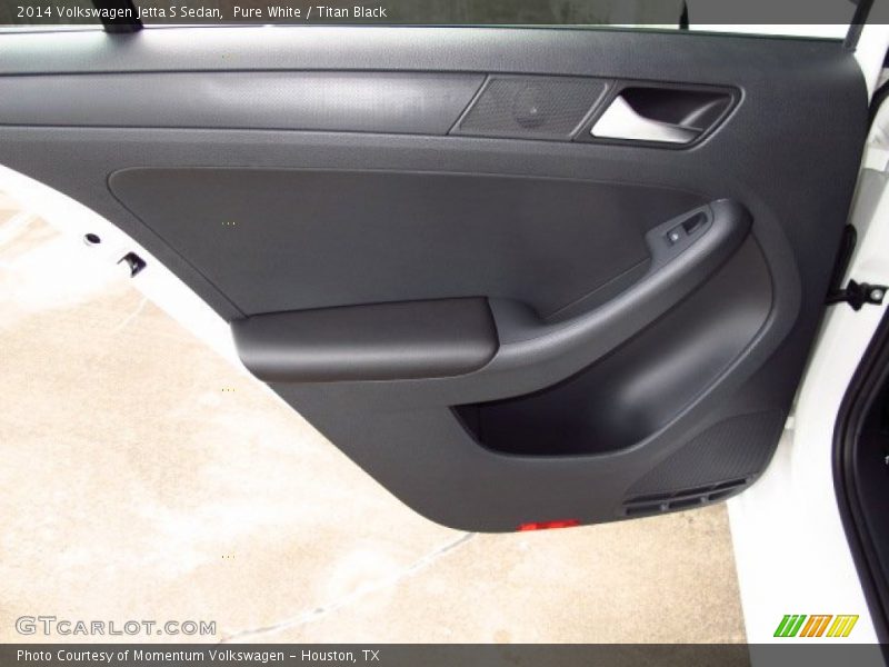 Pure White / Titan Black 2014 Volkswagen Jetta S Sedan