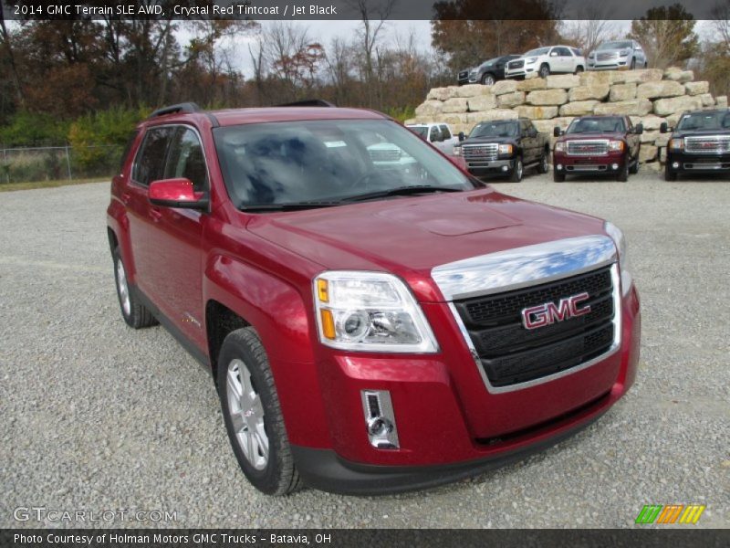 Crystal Red Tintcoat / Jet Black 2014 GMC Terrain SLE AWD