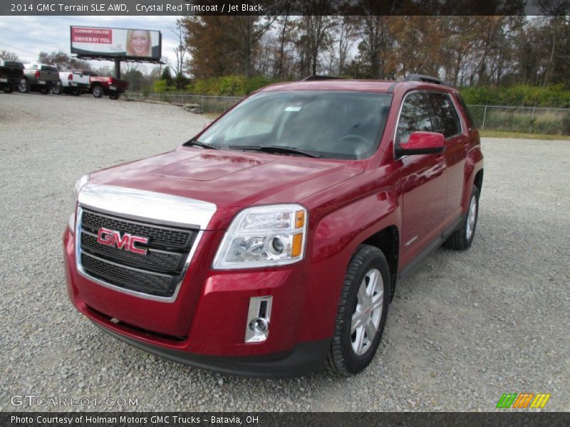 Crystal Red Tintcoat / Jet Black 2014 GMC Terrain SLE AWD