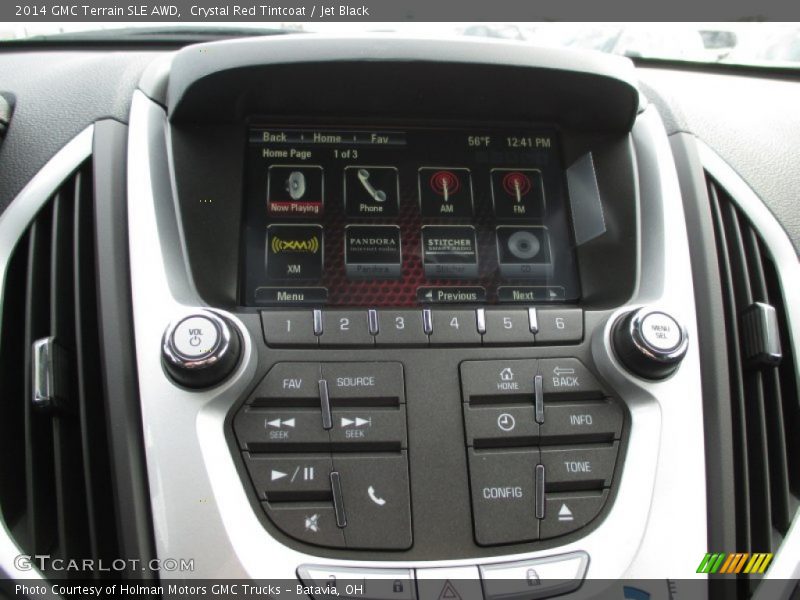 Crystal Red Tintcoat / Jet Black 2014 GMC Terrain SLE AWD