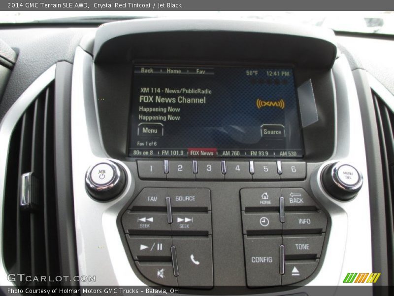 Crystal Red Tintcoat / Jet Black 2014 GMC Terrain SLE AWD
