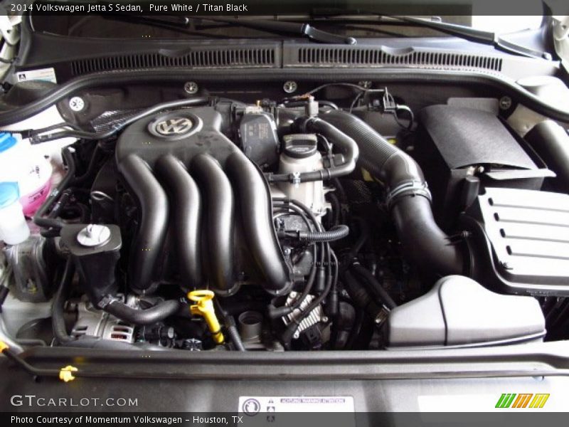 Pure White / Titan Black 2014 Volkswagen Jetta S Sedan