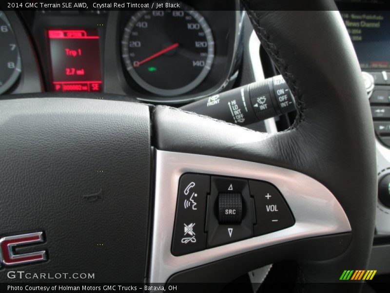 Crystal Red Tintcoat / Jet Black 2014 GMC Terrain SLE AWD