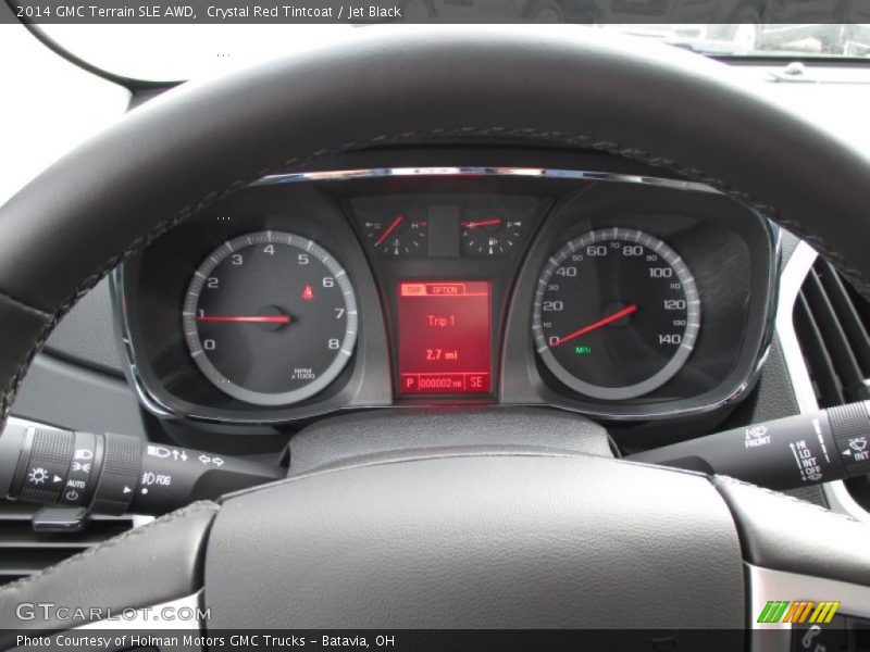 Crystal Red Tintcoat / Jet Black 2014 GMC Terrain SLE AWD