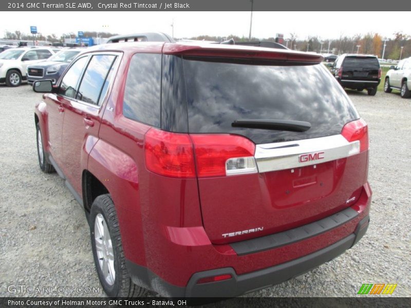 Crystal Red Tintcoat / Jet Black 2014 GMC Terrain SLE AWD