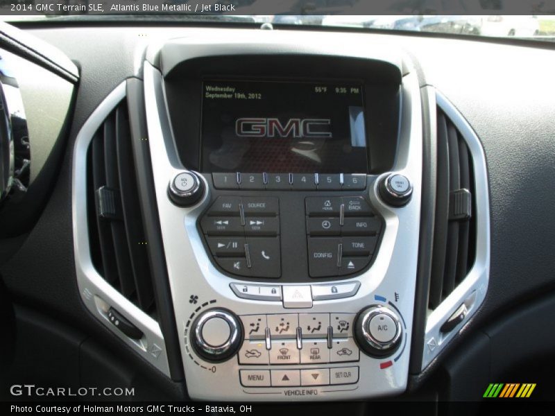 Atlantis Blue Metallic / Jet Black 2014 GMC Terrain SLE