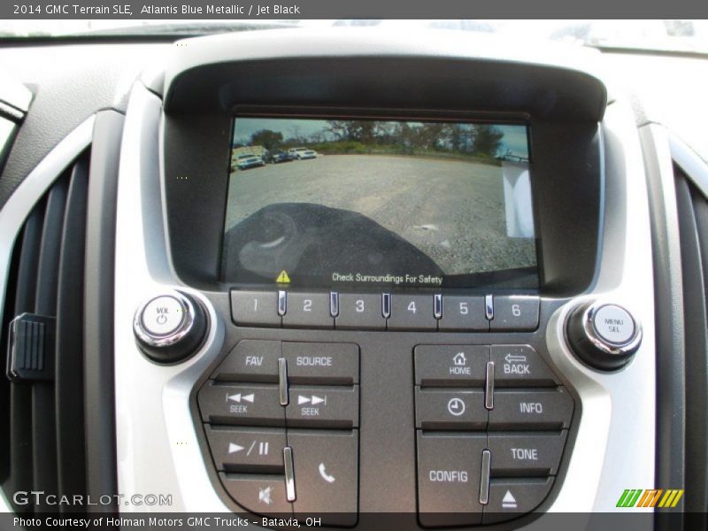 Atlantis Blue Metallic / Jet Black 2014 GMC Terrain SLE