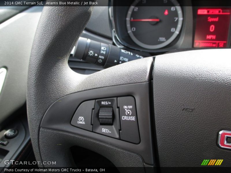 Atlantis Blue Metallic / Jet Black 2014 GMC Terrain SLE
