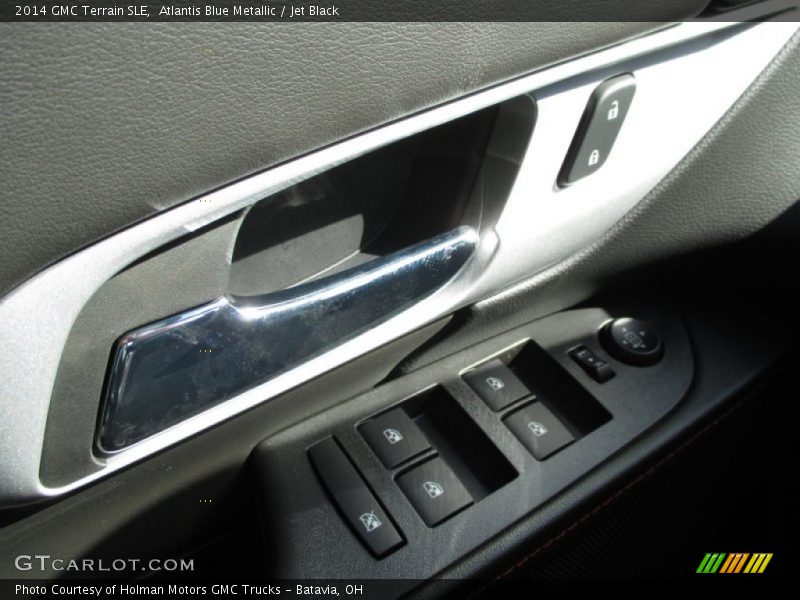 Atlantis Blue Metallic / Jet Black 2014 GMC Terrain SLE