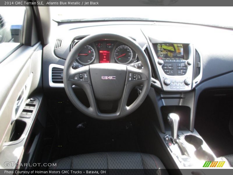 Atlantis Blue Metallic / Jet Black 2014 GMC Terrain SLE