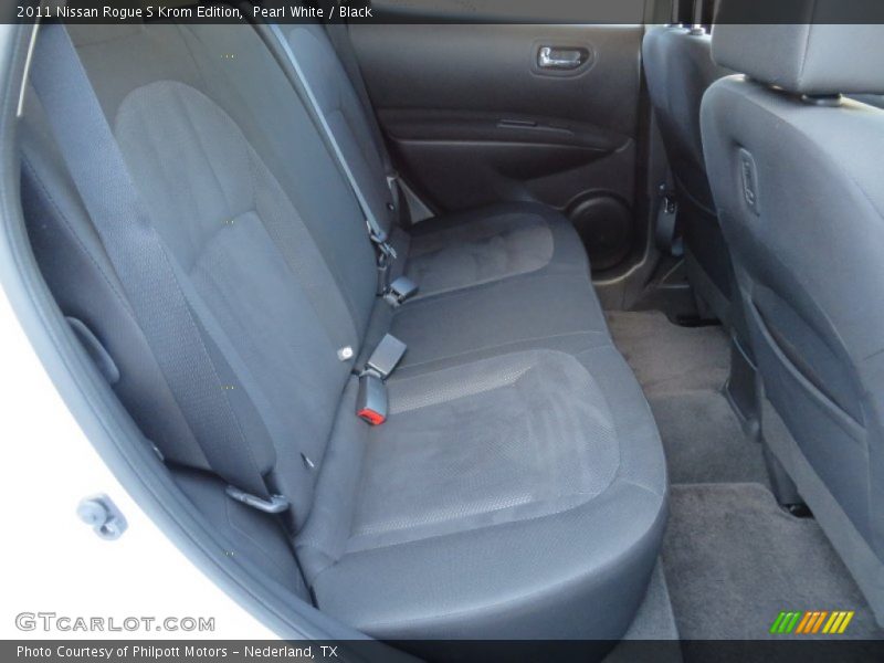 Pearl White / Black 2011 Nissan Rogue S Krom Edition