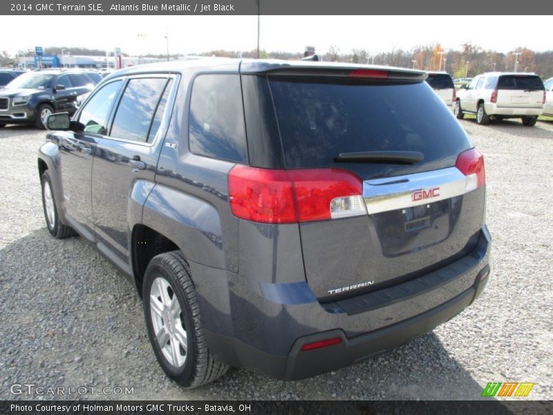 Atlantis Blue Metallic / Jet Black 2014 GMC Terrain SLE