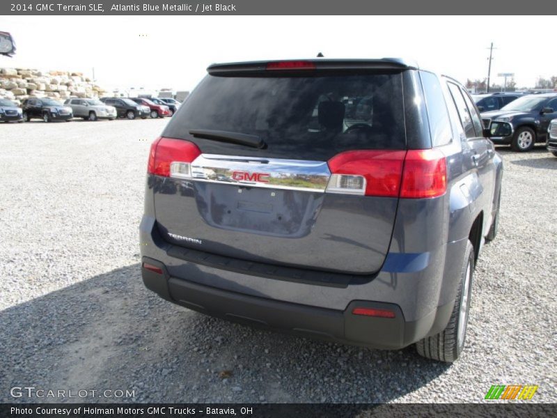 Atlantis Blue Metallic / Jet Black 2014 GMC Terrain SLE