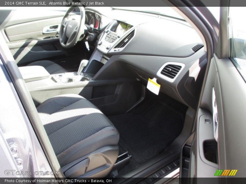 Atlantis Blue Metallic / Jet Black 2014 GMC Terrain SLE