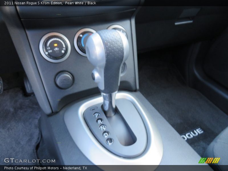 Pearl White / Black 2011 Nissan Rogue S Krom Edition