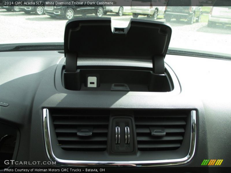 White Diamond Tricoat / Dark Cashmere 2014 GMC Acadia SLT