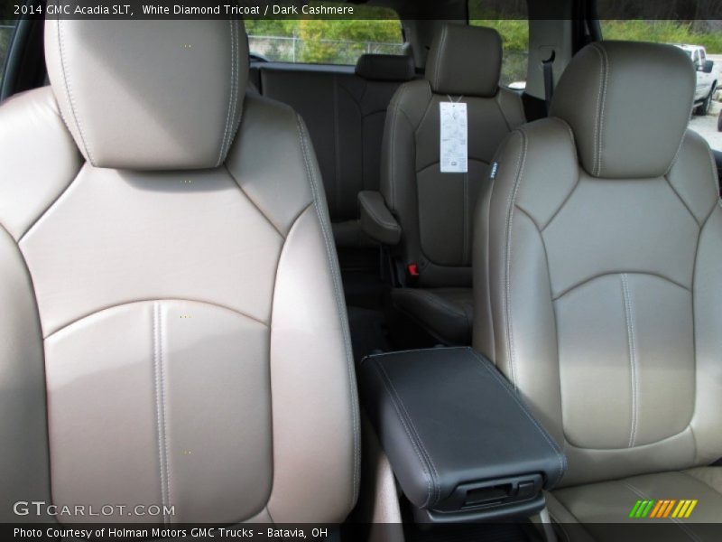 White Diamond Tricoat / Dark Cashmere 2014 GMC Acadia SLT