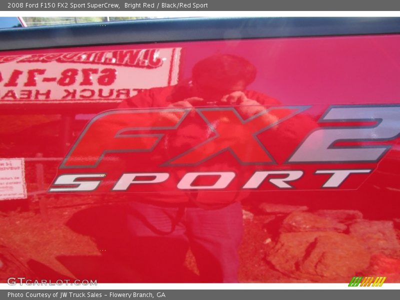 Bright Red / Black/Red Sport 2008 Ford F150 FX2 Sport SuperCrew