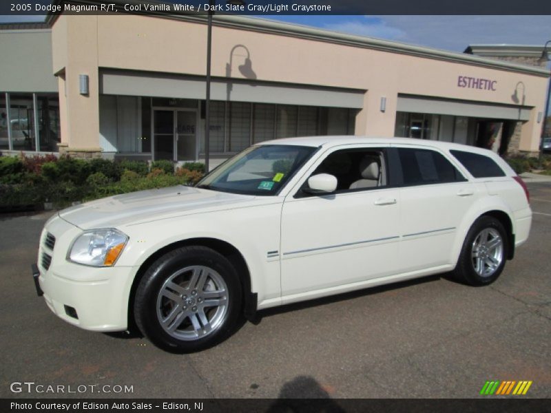 Cool Vanilla White / Dark Slate Gray/Light Graystone 2005 Dodge Magnum R/T