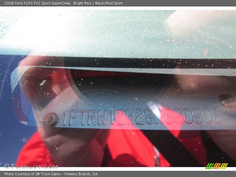 Bright Red / Black/Red Sport 2008 Ford F150 FX2 Sport SuperCrew