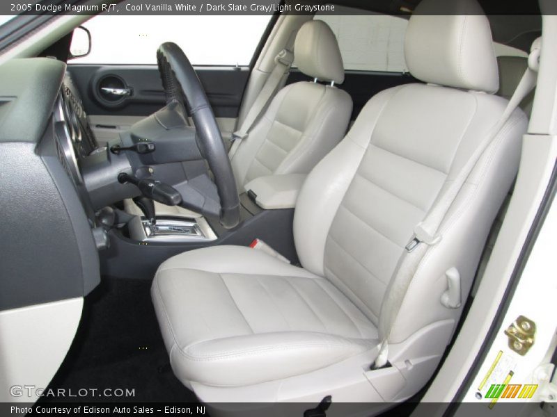 Cool Vanilla White / Dark Slate Gray/Light Graystone 2005 Dodge Magnum R/T