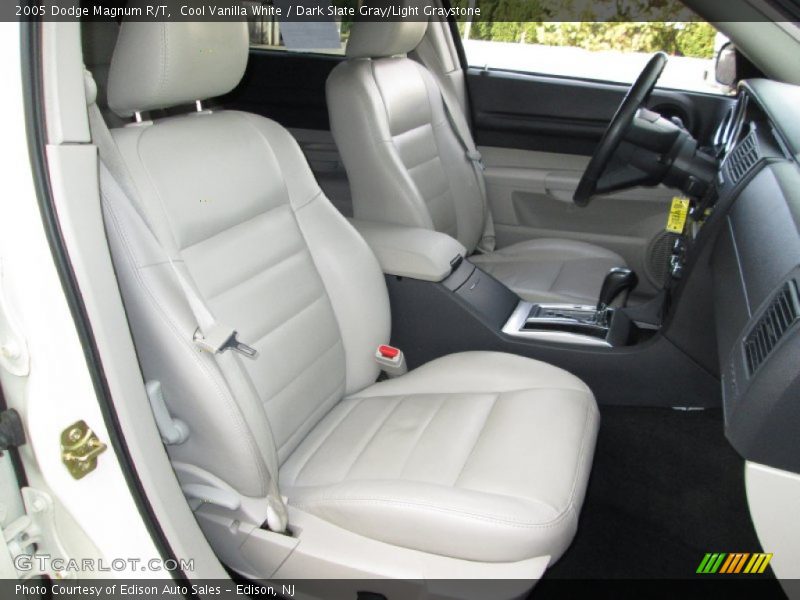 Cool Vanilla White / Dark Slate Gray/Light Graystone 2005 Dodge Magnum R/T