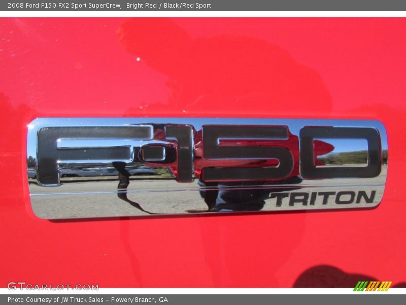Bright Red / Black/Red Sport 2008 Ford F150 FX2 Sport SuperCrew