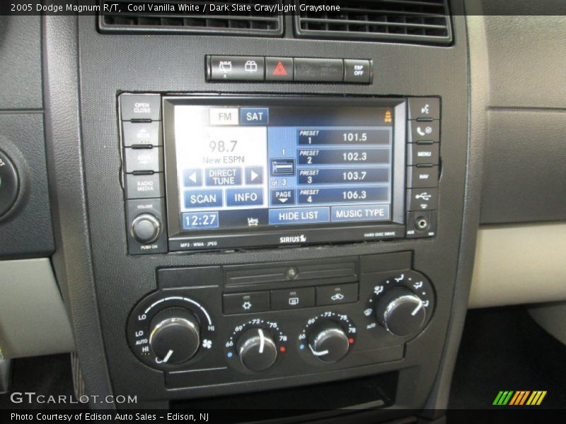 Cool Vanilla White / Dark Slate Gray/Light Graystone 2005 Dodge Magnum R/T