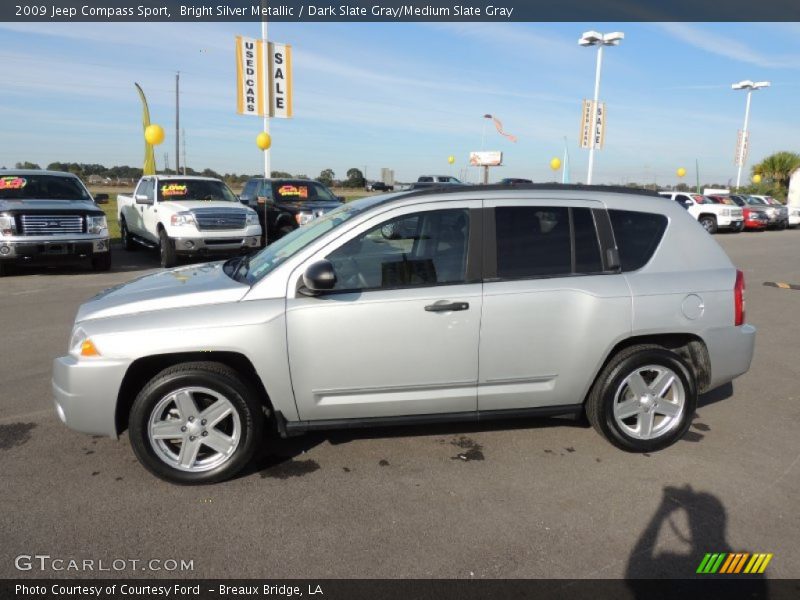 Bright Silver Metallic / Dark Slate Gray/Medium Slate Gray 2009 Jeep Compass Sport