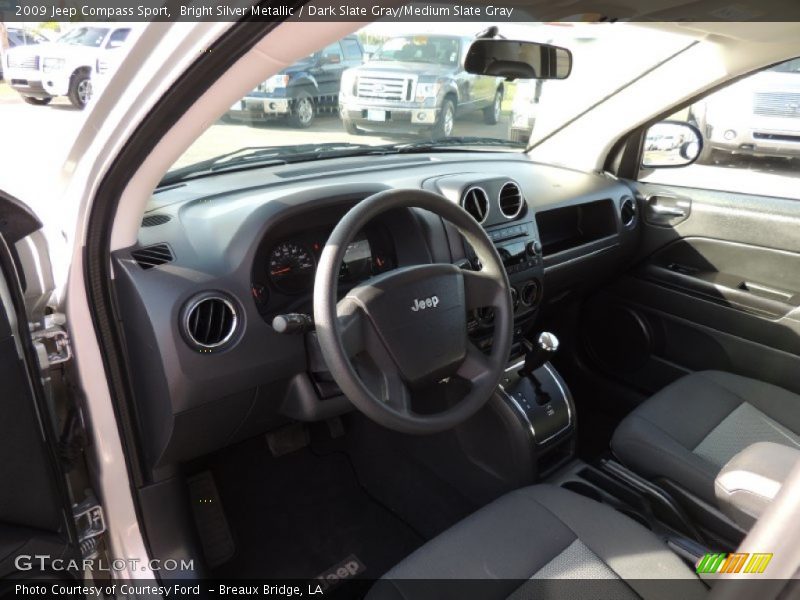 Bright Silver Metallic / Dark Slate Gray/Medium Slate Gray 2009 Jeep Compass Sport