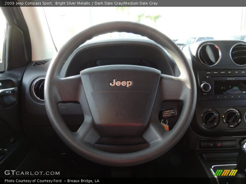 Bright Silver Metallic / Dark Slate Gray/Medium Slate Gray 2009 Jeep Compass Sport