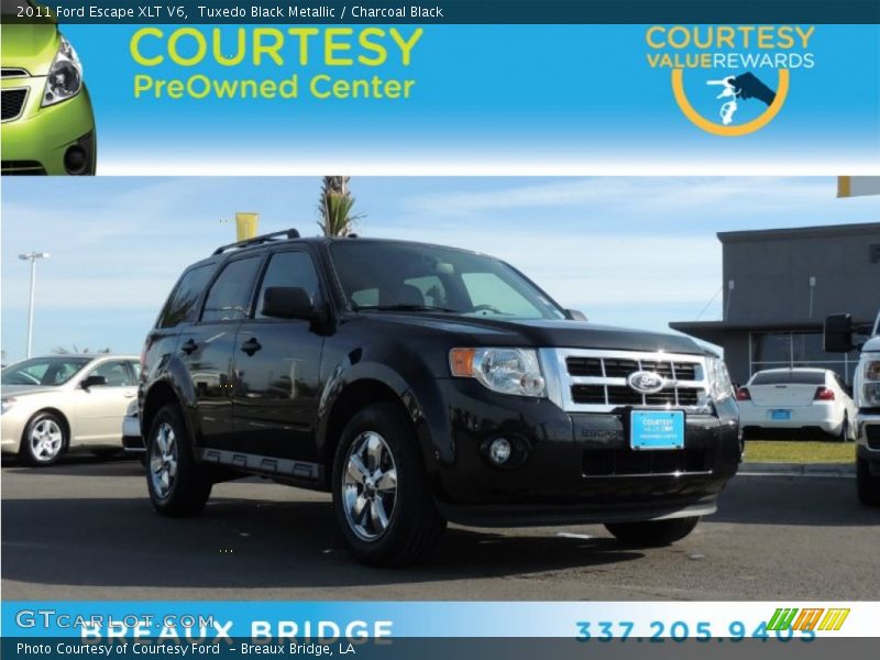 Tuxedo Black Metallic / Charcoal Black 2011 Ford Escape XLT V6