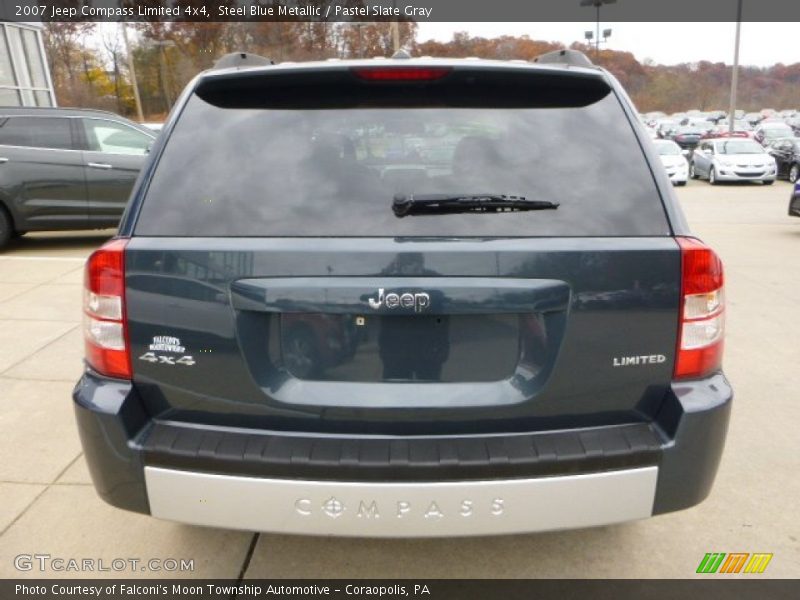 Steel Blue Metallic / Pastel Slate Gray 2007 Jeep Compass Limited 4x4