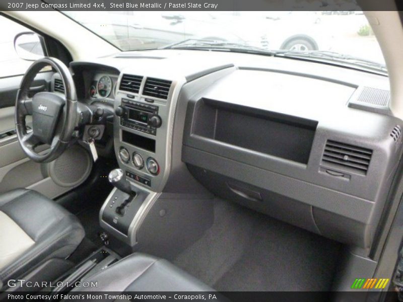 Steel Blue Metallic / Pastel Slate Gray 2007 Jeep Compass Limited 4x4